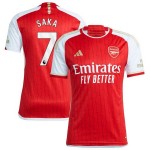 Günstige Fußballtrikots Arsenal 2023-24 Saka 7 Heimtrikot Kurzarm Günstige Fußballtrikots Arsenal 2023-24 Saka 7 Heimtrikot Kurzarm
